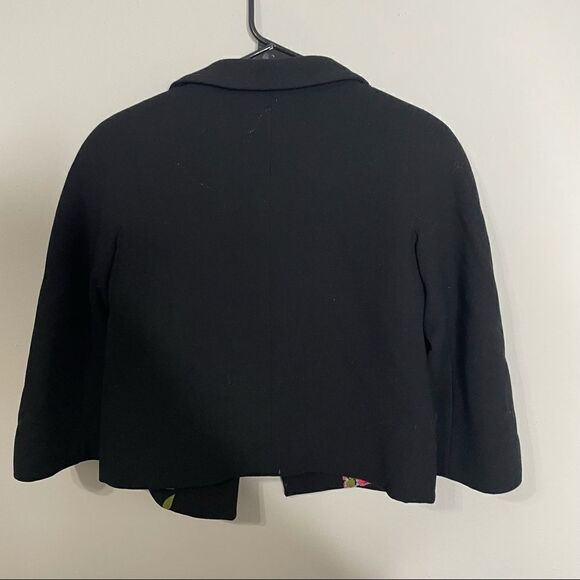 MOSCHINO Vintage Swing Crop Floral interior Jacket - Picture 11 of 13